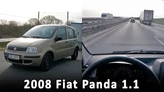 POV | Fiat Panda (169) 1.1 Fire | jízda na dálnici, v obci, mimo obec | 4K