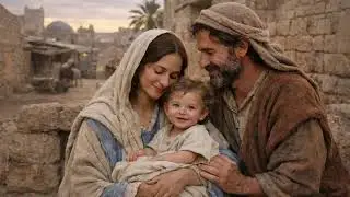 Jesus, Mary and Joseph in Bethlehem. Powerful Scriptures to pray for various needs. #christmas