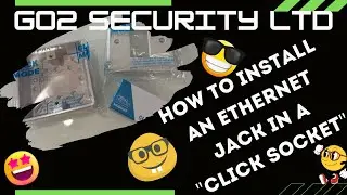 How to Install an Ethernet Jack in a Click Socket