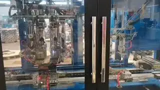 Automatic terminal welding and height detection machine