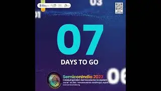 SemiconIndia 2023- 1 week to go!