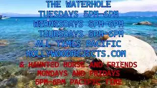 The Waterhole with Haunted Horse tonight at 5pm Pacific.  Hedstrom Bacon is here!