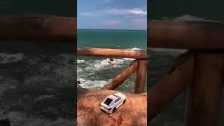 At the beach in salvi🤘🇸🇻 #speedchampions #lego #elsalvador #beach #subaruwrx #waves #ocean