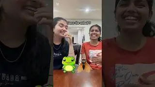 🤣Played Guess the Animal-Game w my SISTER🇨🇦 #funny #funnyvideo #fungame #games