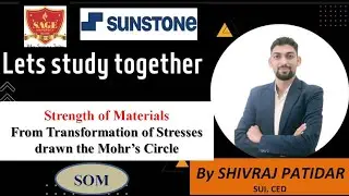 SOM Strength of Material Lec - 02 Mohr's Circle Formation @departmentofcivilengg.2563