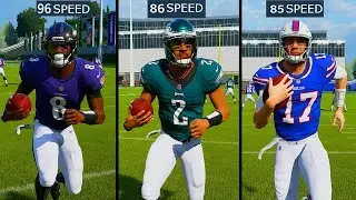 Trying To Scramble For a Touchdown With The FASTEST QB On Every Team in Madden 21!
