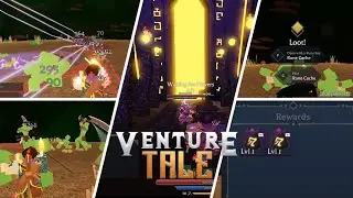 Goblin Cave Realm First Try (Hard) | Venture Tale | Roblox