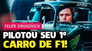 DRUGOVICH PILOTA PELA PRIMEIRA VEZ UM F1 E COMPLETA TESTE EM SILVERSTONE |  F&Oacute;RMULA 1 | GP365
