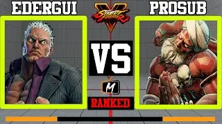 SFV CE 🥋 Edergui (urien) VS (dhalsim) ProSub