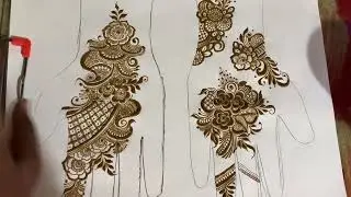 Nakusha Mehndi Artist is a live 😍 || online learn Henna With Nakusha #mehndi