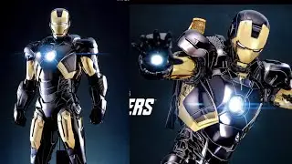 New Hot Toys Ironman Black & Gold suit action figure revealed