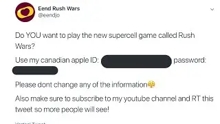 Download RUSH WARS for free on iOS by using my apple id!