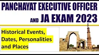 PEO And Junior Assistant 2023 | Historical Events