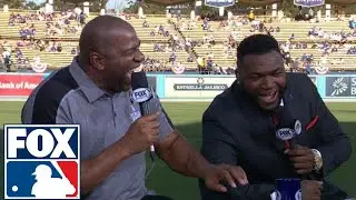 Magic Johnson joins the FOX MLB Crew before Game 2 of the World Series | 2017 MLB Playoffs | FOX MLB