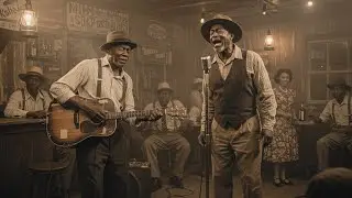 Tears Falling Down in the 1950 Delta Bar | Delta Blues | Blues Masterpiece