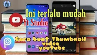 Membuat Thumbnail youtube dengan aplikasi picsart || #tutorial #thumbnail