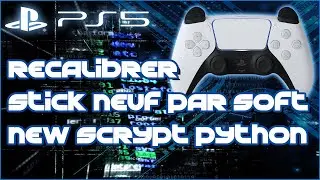 TUTO DUALSENS  COMMENT CALIBRER UN STICK ANALOGIQUE NEUF DE REMPLACMENT PAR SOFT ( SCRYPT PHYTON)