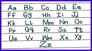 How to write capital and small letter | Alphabet Writing Practice | Marvellous Writing Skills