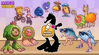 Merge Fellas Italian Brainrot 22 Maker Mode Evolution Gameplay | NEW MODE - Reaching Max Level