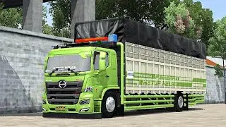 CINEMATIC LIVERY HINO 500 ENGKEL SUMATRA STYLE ||| MOD BUSSID TERBARU ||| BUSSID SIMULATOR INDONESIA