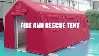 Fire-Resistant Inflatable Shelter System - Rapid Deployment for Critical Operations