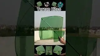 How to make kite and Flying #kitemaking #flagcolorkite#crafts #diykite