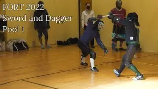 Four Openings Rapier Tournament (FORT) 2022 - Sword and Dagger Pool 1 matches