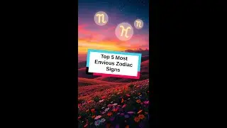 Top 5 Most Envious Zodiac Signs # #shorts