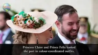 Princess Claire looks radiant as she joins Prince Felix and other Luxembourg royals to celebrate