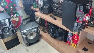 Caixas de médio e agudo trocadas e subwoofer virou Woofer. #audiobrasil #minisystem #subwoofer