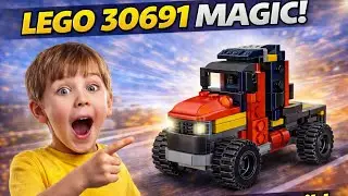 Please subscribe | LEGO 30691 Alternate Build 🚛 | Road Truck Made from One LEGO Set | @LEGO #lego 