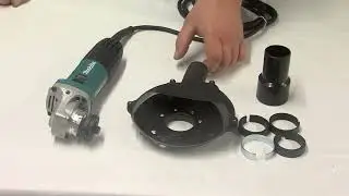 MAXVAC MGS-125 Metal & Paint Sanding Grinder Shroud installation
