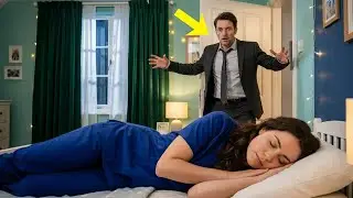 ELA ERA A BABÁ INVISÍVEL… ATÉ O MILIONÁRIO ENTRAR NO QUARTO ERRADO E VÊ-LA DORMINDO...