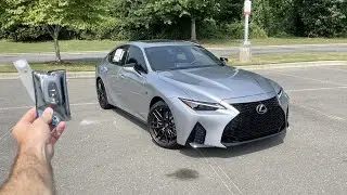 2023 Lexus IS 500 Premium F Sport: Start Up, Exhaust, Test Drive, Walkaround, POV and Review
