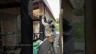 Installing UV Membrane #renovation #homeimprovement #construction #diy #carpentry #howto