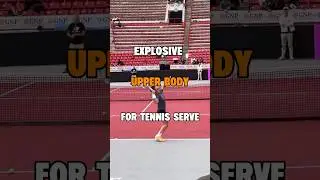 Explosive upper body for tennis serves 🔥🎾