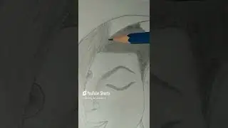 How to draw lord Buddha sketch with pancil easy #drawing #viralshort