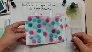 Watercolor Background and the Hand-Letteted Prose Dies