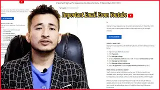 How to Submit Tax Information In Google Adsense || Important Email From youtube || Pashupati G C