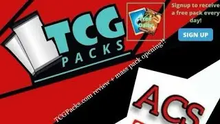 *New!* Tcgpacks.com review and mass pack opening!!