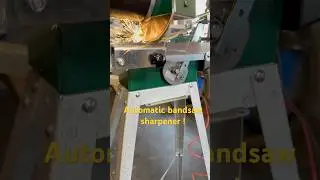 Love my automatic, Woodland Mills ￼ bandsaw sharpener. #bandsaw #sharpening #sawmill