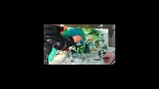 Painting with the Alaskan Snow #alaska #snow #painting #paintingfortoddlers #selfcare #inspiration