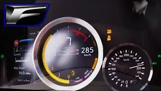 Lexus GS F ACCELERATION & TOP SPEED on AUTOBAHN - 5.0 V8 477 HP