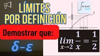 Límite por definición de una función racional #límites #demostración