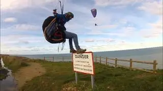 Une belle journée de parapente en normandie