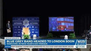 Ocean Springs High Blue Grey Band headed to London soon