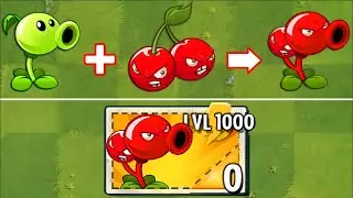 Every Random LEVEL 1000 Plant Power-Up vs PvZ 2 All Final Bosses Fight! - PvZ 2 Mod Final Boss