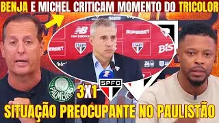 BENJA E MICHEL ANALISAM MOMENTO DO SÃO PAULO NO PAULISTÃO! SITUAÇÃO PREOCUPANTE NO PAULISTÃO!