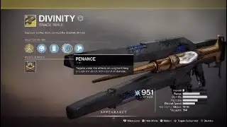 Garden of Salvation Weapon Review #2 - Divinity Trace Rifle | Destiny 2 | PS4
