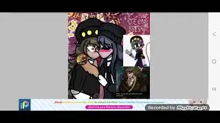 Gonta Gokuhara And Sayaka Maizono In Halloween Party Speedpaint